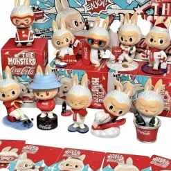 Hot La compagnie de la peluche Boîte mystère Coca-Cola figurine type Labubu – The monsters