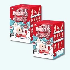 Hot La compagnie de la peluche Boîte mystère Coca-Cola figurine type Labubu – The monsters