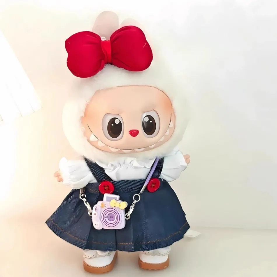 Discount La compagnie de la peluche Ensemble de vêtements peluche type Labubu mignon