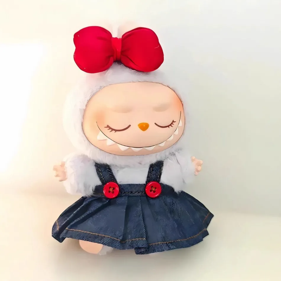 Discount La compagnie de la peluche Ensemble de vêtements peluche type Labubu mignon