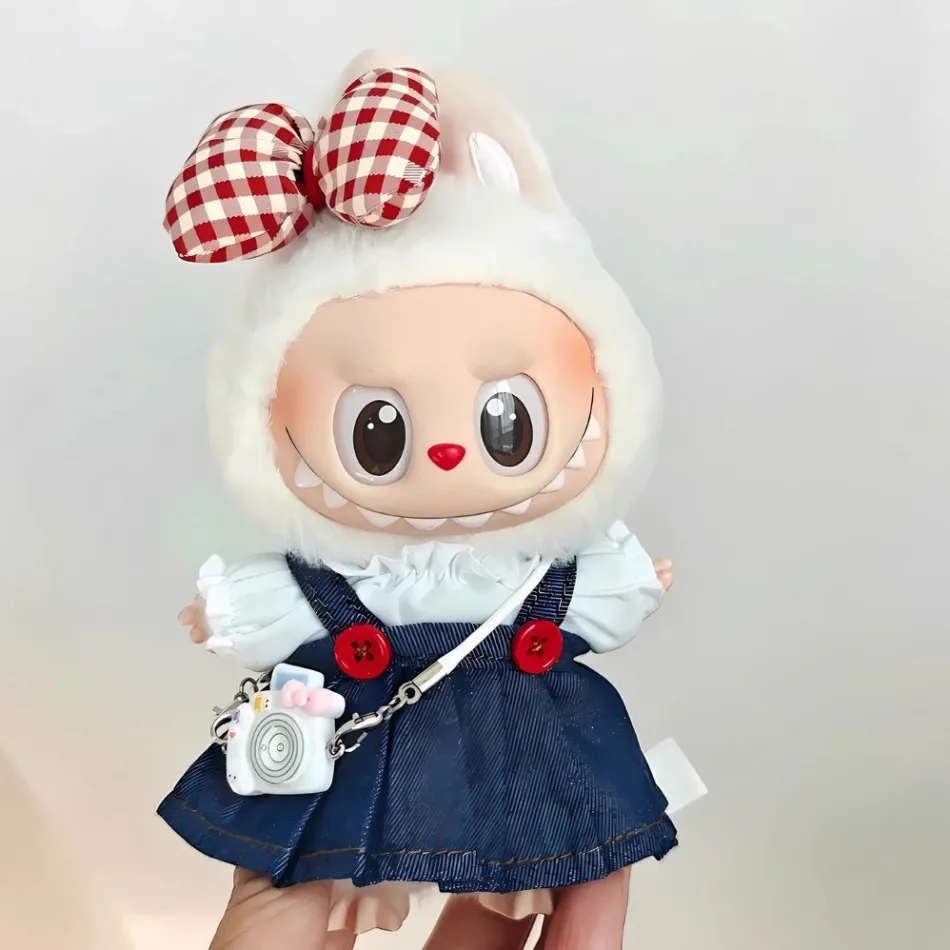 Discount La compagnie de la peluche Ensemble de vêtements peluche type Labubu mignon