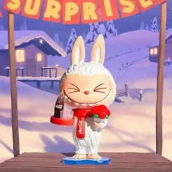 La compagnie de la peluche Figurine style Labubu Coca-Cola - The monsters en vinyle