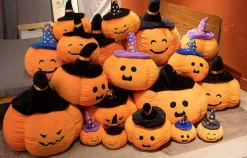 New La compagnie de la peluche La citrouille de la peur - peluche d'halloween