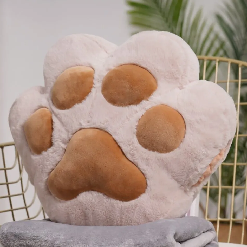 Discount La compagnie de la peluche La patte de chat - peluche réchauffe main