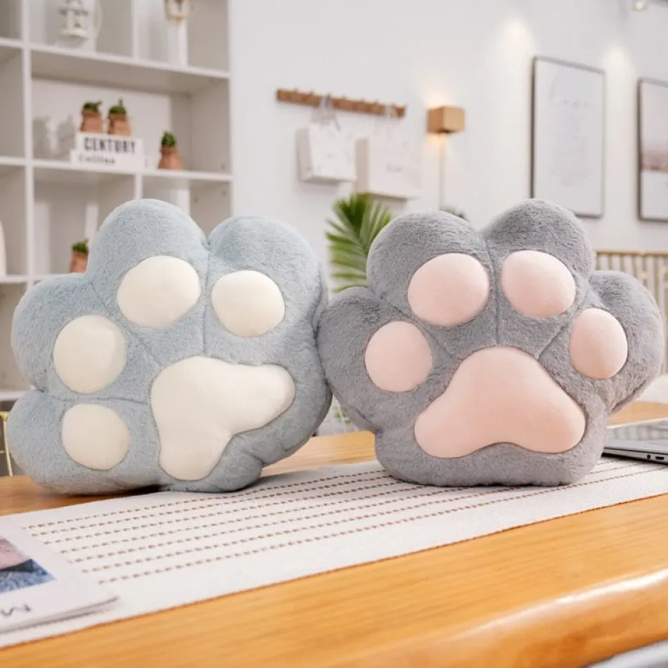 Discount La compagnie de la peluche La patte de chat - peluche réchauffe main