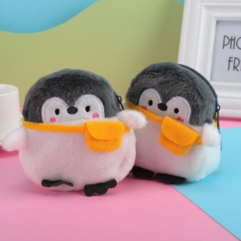 Clearance La compagnie de la peluche Le beau bébé pingouin - sac en peluche