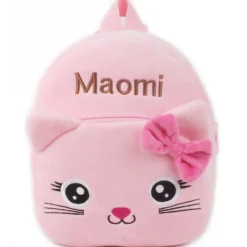 La compagnie de la peluche Le chat tout doux - sac à dos en peluche