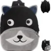 New La compagnie de la peluche Le petit loup - sac à dos en peluche