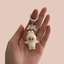 Discount La compagnie de la peluche Mini porte-clé peluche style Labubu