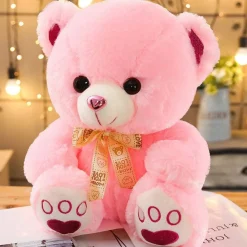 Clearance La compagnie de la peluche Ours en peluche coloré avec un petit nœud