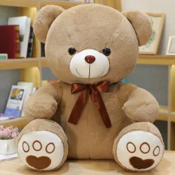 Clearance La compagnie de la peluche Ours en peluche coloré avec un petit nœud