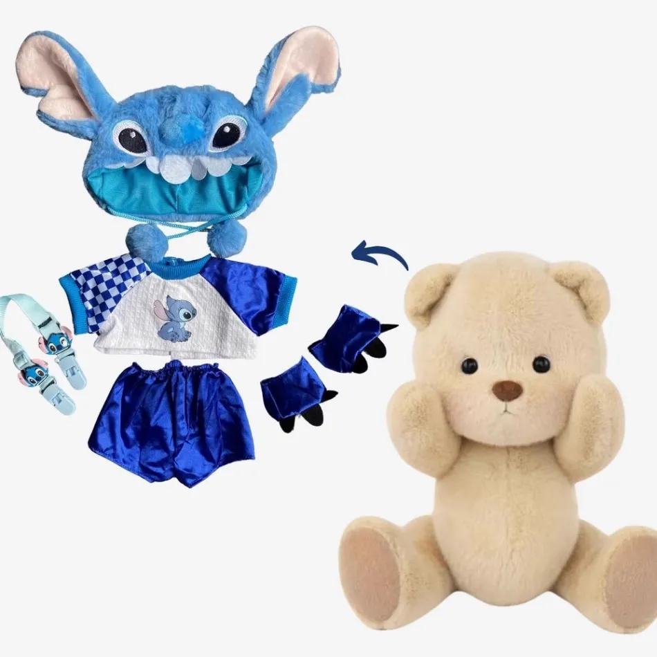 Hot La compagnie de la peluche Ours en peluche déguisé en stitch