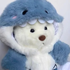 Outlet La compagnie de la peluche Ours en peluche déguisé en requin