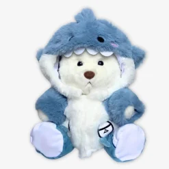 Outlet La compagnie de la peluche Ours en peluche déguisé en requin