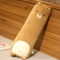 New La compagnie de la peluche Ours en peluche géant brun endormi