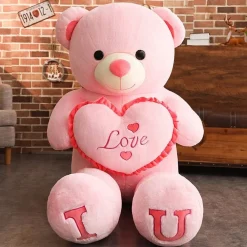 Best La compagnie de la peluche Ours en peluche géant moelleux et doux