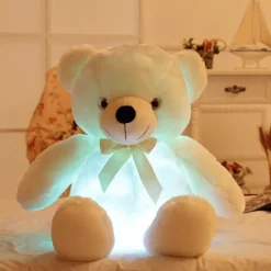 Sale La compagnie de la peluche Ours en peluche qui s'illumine