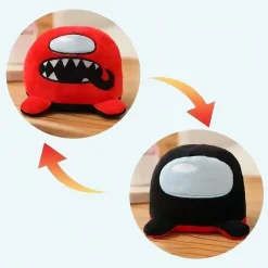 Clearance La compagnie de la peluche Peluche Among Us réversible douce univers amusant