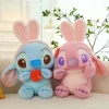 Clearance La compagnie de la peluche Peluche Angel rose aux oreilles de lapin
