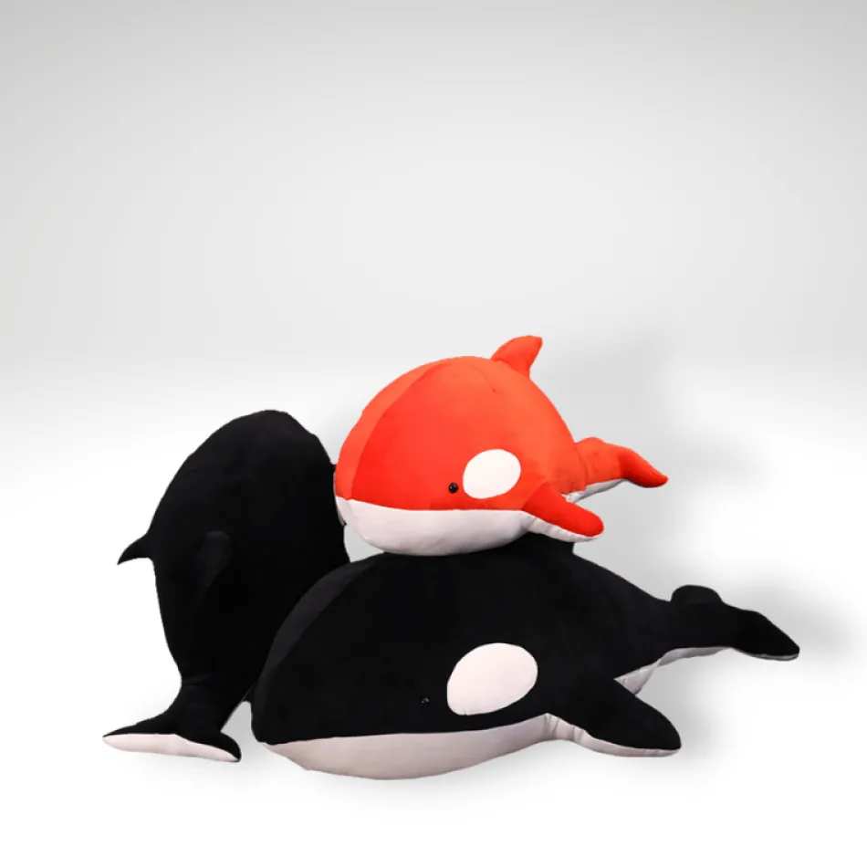 La compagnie de la peluche Peluche baleine bébé coloré