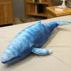 La compagnie de la peluche Peluche baleine géante bleue tacheté
