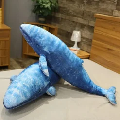 La compagnie de la peluche Peluche baleine géante bleue tacheté