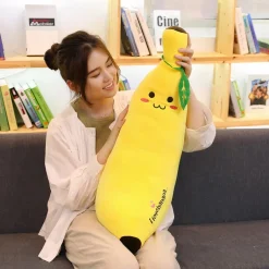 La compagnie de la peluche Peluche banane géante douce câlin enfant chambre