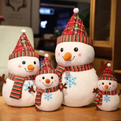 Discount La compagnie de la peluche Peluche bonhomme de neige de noël