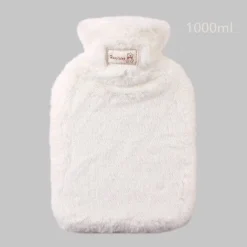 New La compagnie de la peluche Peluche bouillotte à fourrure