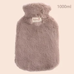 New La compagnie de la peluche Peluche bouillotte à fourrure