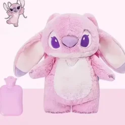 La compagnie de la peluche Peluche bouillotte douce de Stitch et Angel