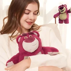 New La compagnie de la peluche Peluche bouillotte Lotso rouge Toy Story