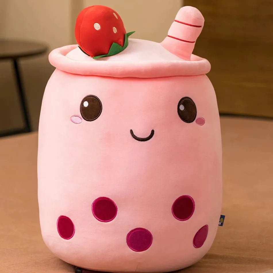 Sale La compagnie de la peluche Peluche Bubble Tea coussin moelleux kawaii original