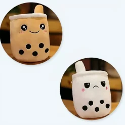Online La compagnie de la peluche Peluche bubble tea réversible mignon enfant jouet doux