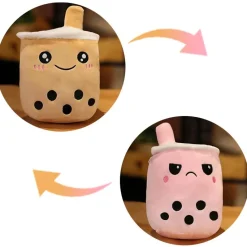 Online La compagnie de la peluche Peluche bubble tea réversible mignon enfant jouet doux