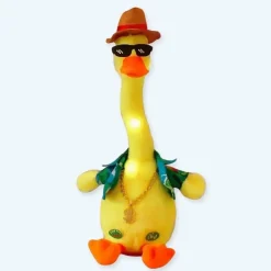 La compagnie de la peluche Peluche canard dansant au cou tordu