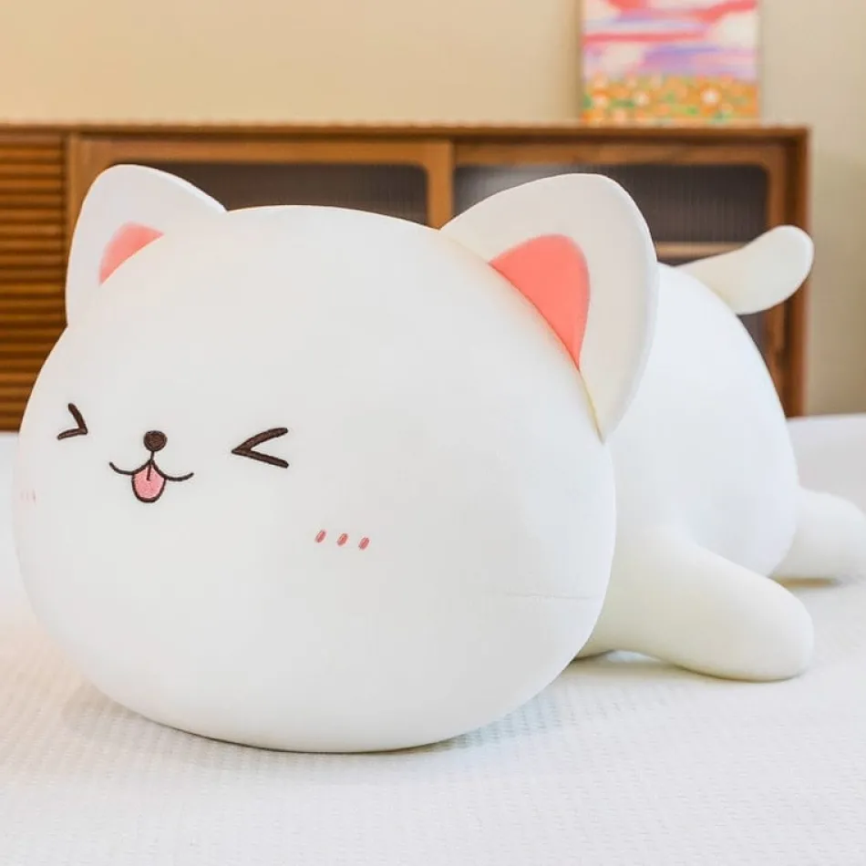 Clearance La compagnie de la peluche Peluche chat à câlins rondelet