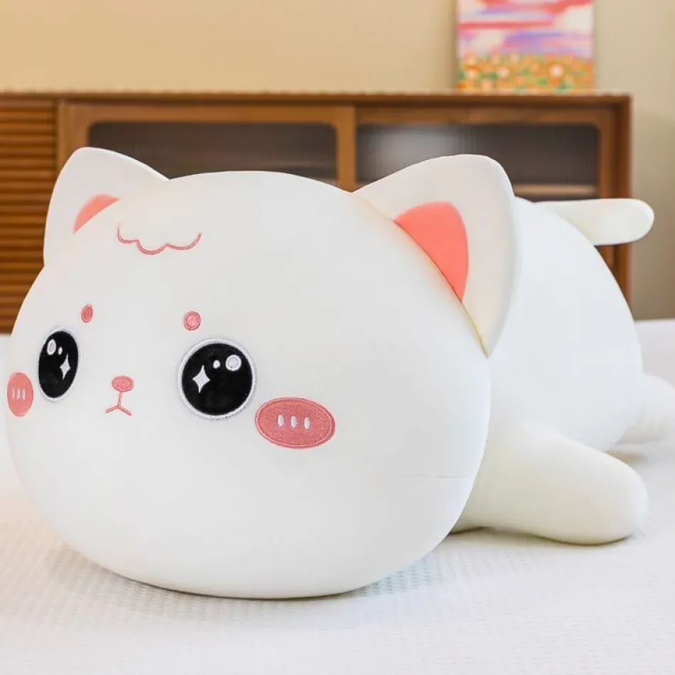 Clearance La compagnie de la peluche Peluche chat à câlins rondelet