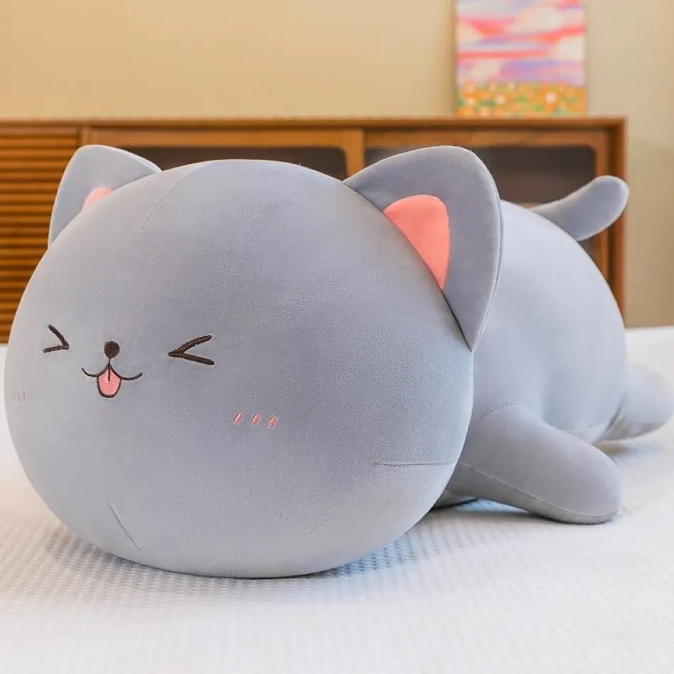 Clearance La compagnie de la peluche Peluche chat à câlins rondelet