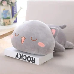 Sale La compagnie de la peluche Peluche chat coloré bouche ouverte
