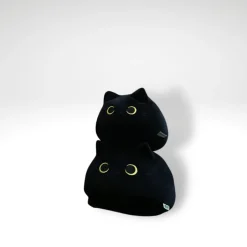 Clearance La compagnie de la peluche Peluche chat noir passif rondelet