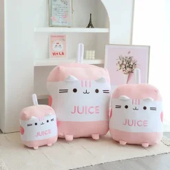 Hot La compagnie de la peluche Peluche chat squishmallow brique de jus fraise