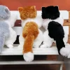 Best La compagnie de la peluche Peluche chaton noir doux compagnon enfant câlin