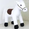 Hot La compagnie de la peluche Peluche cheval blanc doux enfant câlin animal tendre