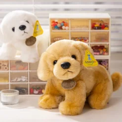 Outlet La compagnie de la peluche Peluche chien golden retriever blanc