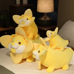 New La compagnie de la peluche Peluche chien shiba inu dans une banane
