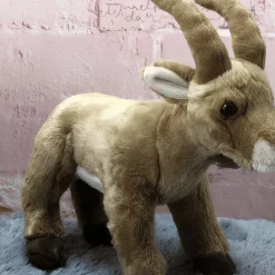 La compagnie de la peluche Peluche chèvre de montagne douce câline hiver alpin