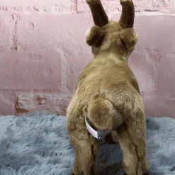 La compagnie de la peluche Peluche chèvre de montagne douce câline hiver alpin