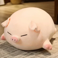Hot La compagnie de la peluche Peluche cochon allongé aux yeux fermés