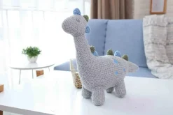 Sale La compagnie de la peluche Peluche crochet dinosaure au long cou